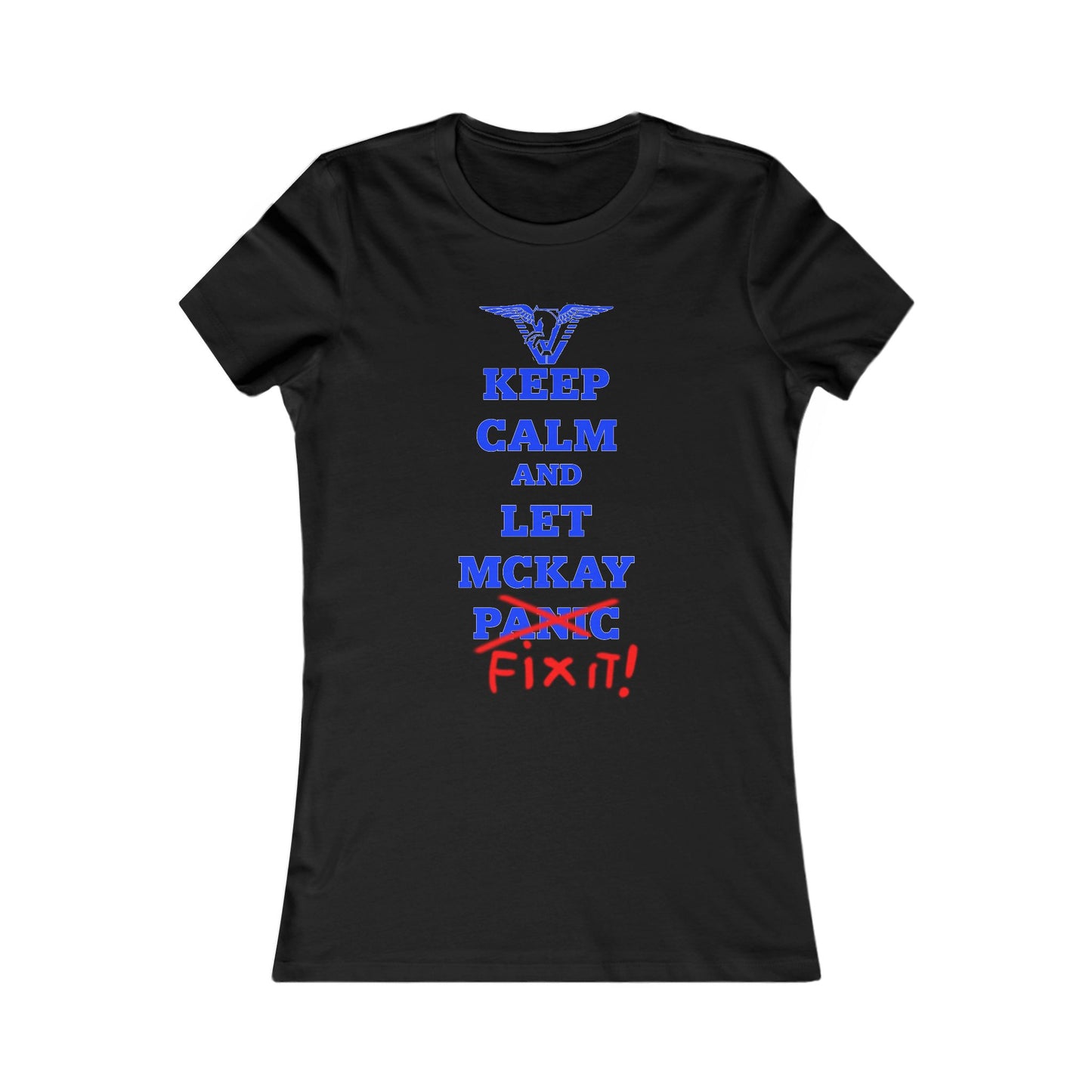 'Keep Calm and Let McKay Fix It!' Stargate Women's Tee