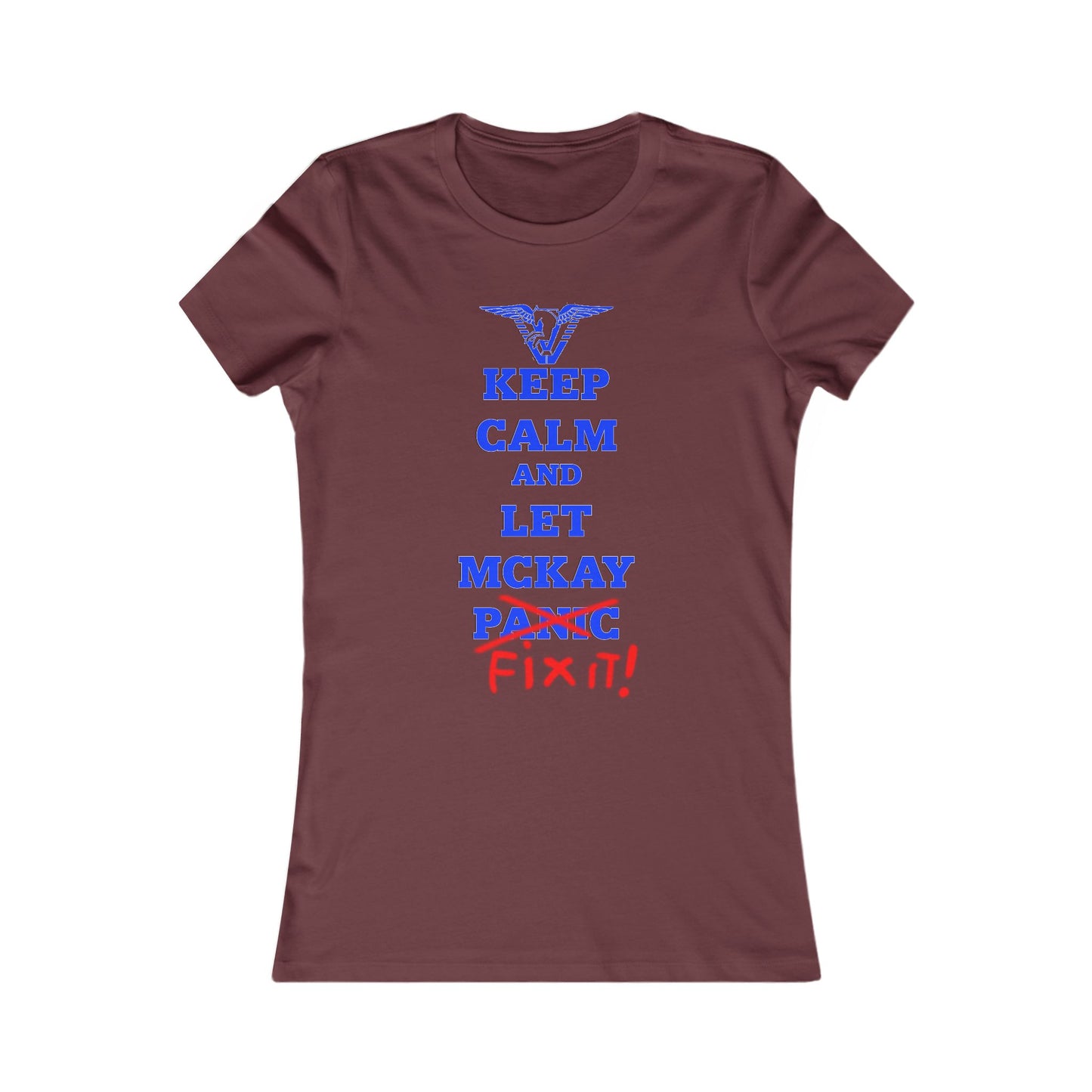 'Keep Calm and Let McKay Fix It!' Stargate Women's Tee