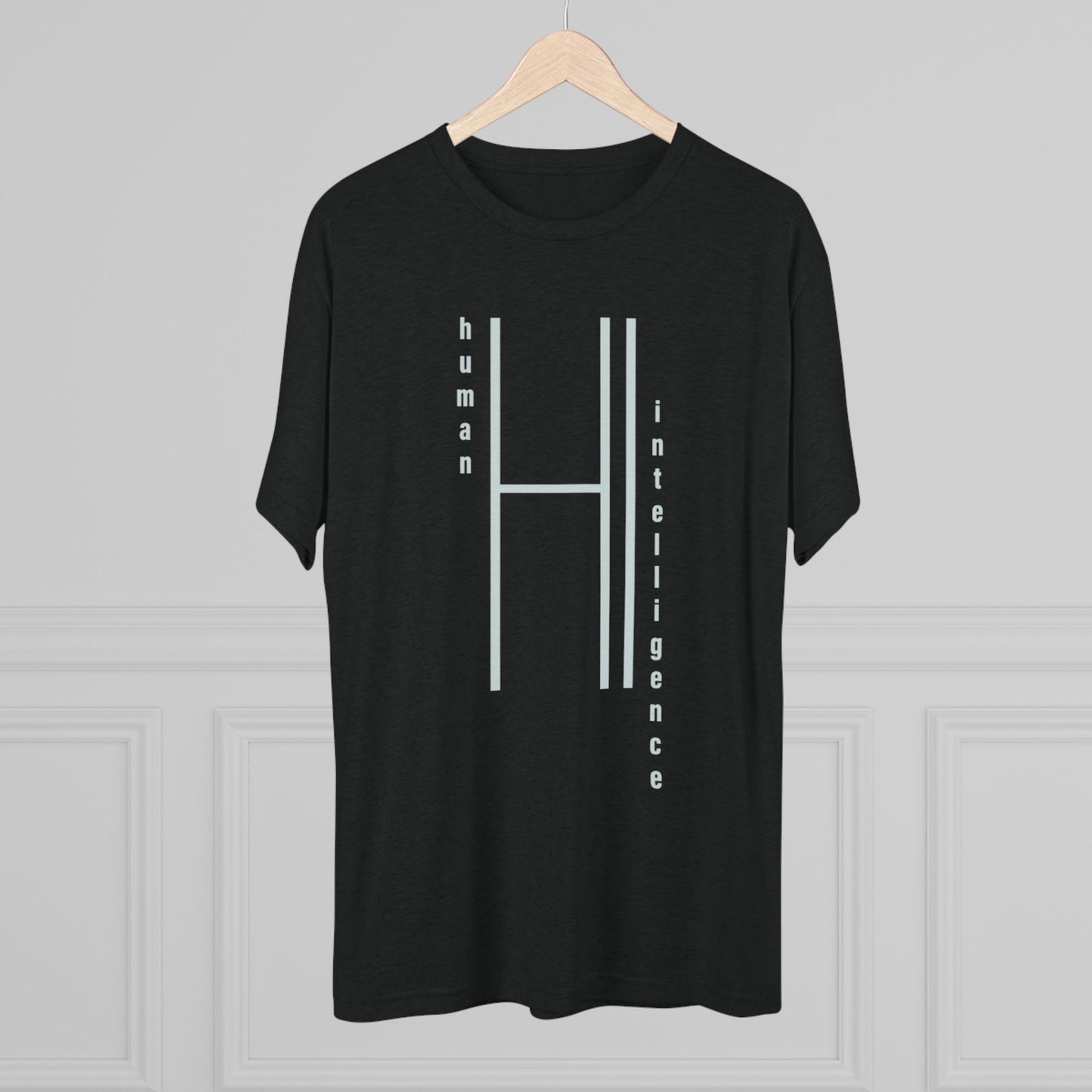 Human Intelligence (off-white) Unisex Tri-Blend Crew Tee