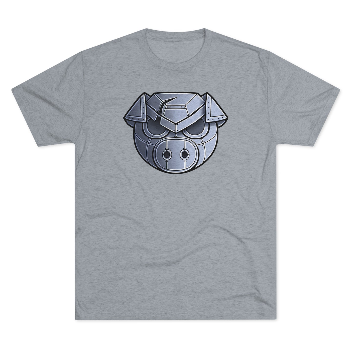TechBandits Metal Pig Unisex Tri-Blend Crew Tee
