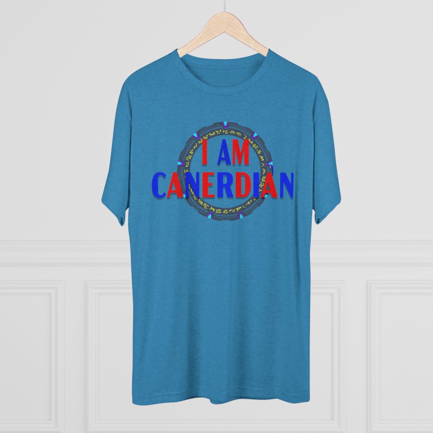 I AM CaNERDian Stargate inspired Unisex Tri-Blend Crew Tee