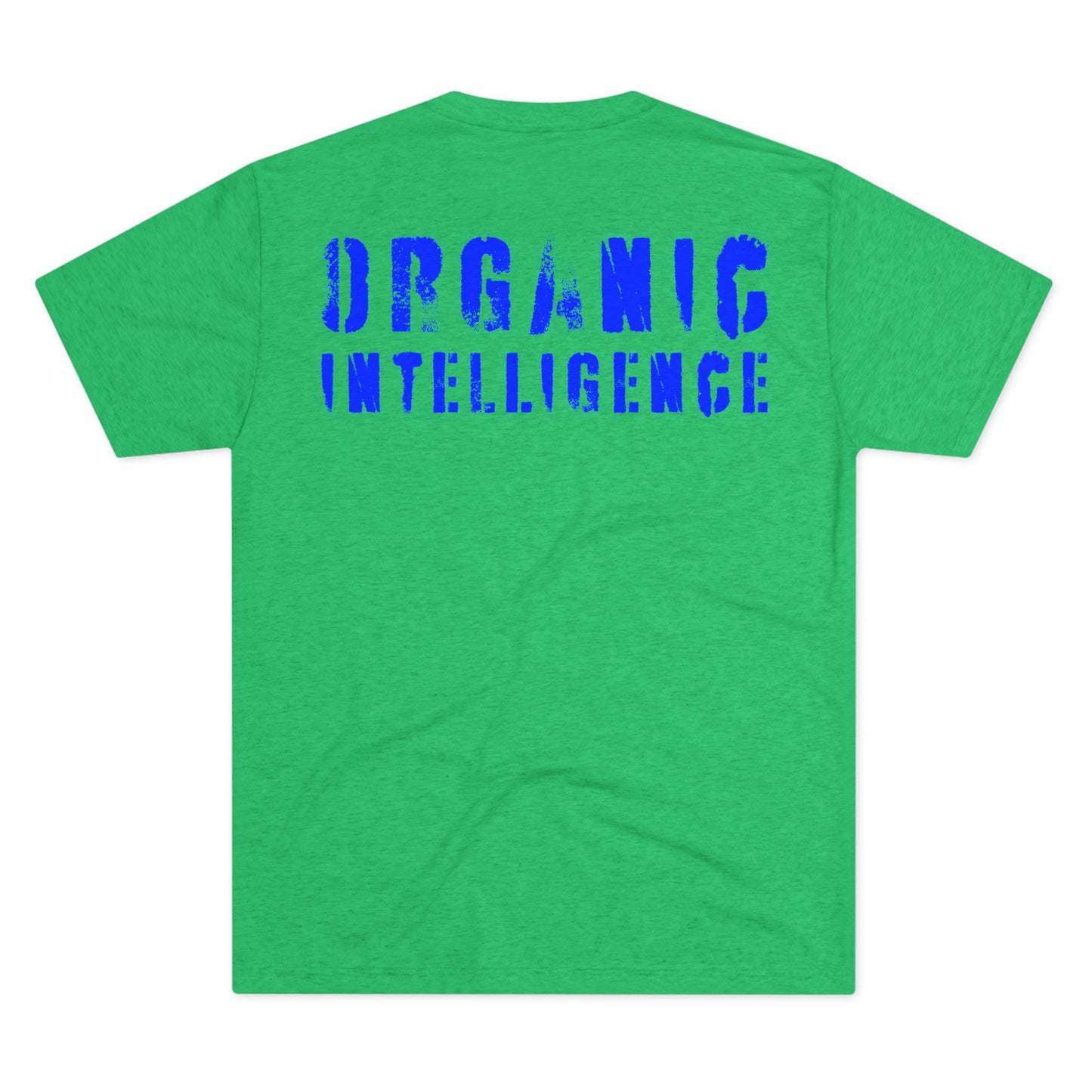 Organic Intelligence (BLUE) Unisex Tri-Blend Crew Tee
