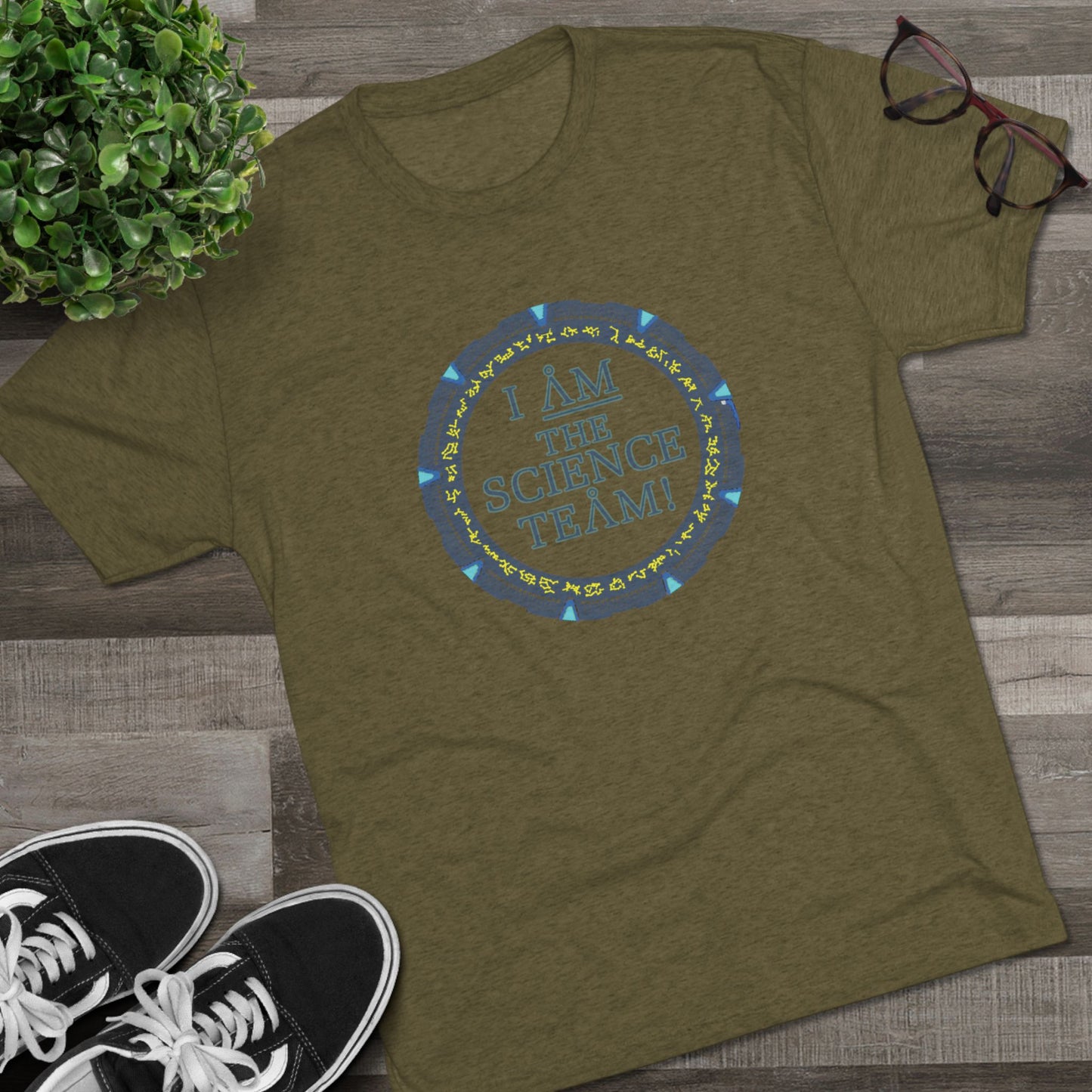 I AM the Science Team Stargate Unisex Tri-Blend Crew Tee