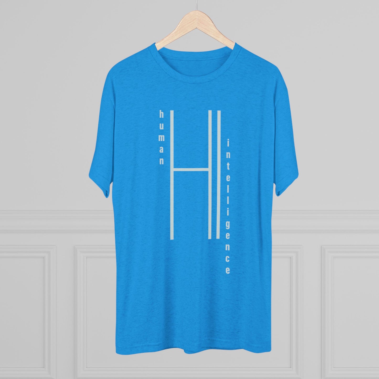 Human Intelligence (off-white) Unisex Tri-Blend Crew Tee