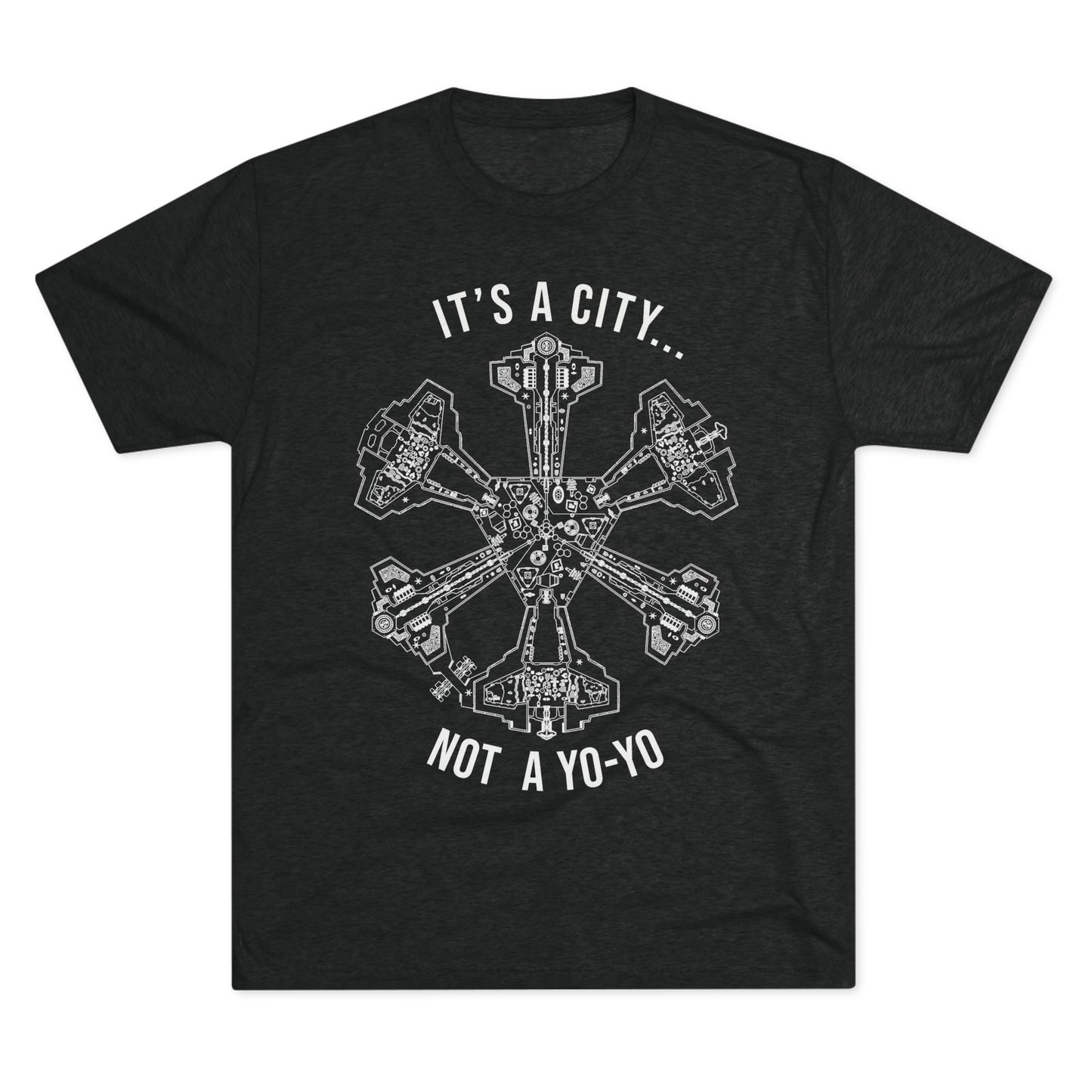 Not a Yo-Yo Stargate Atlantis Unisex Tri-Blend Crew Tee