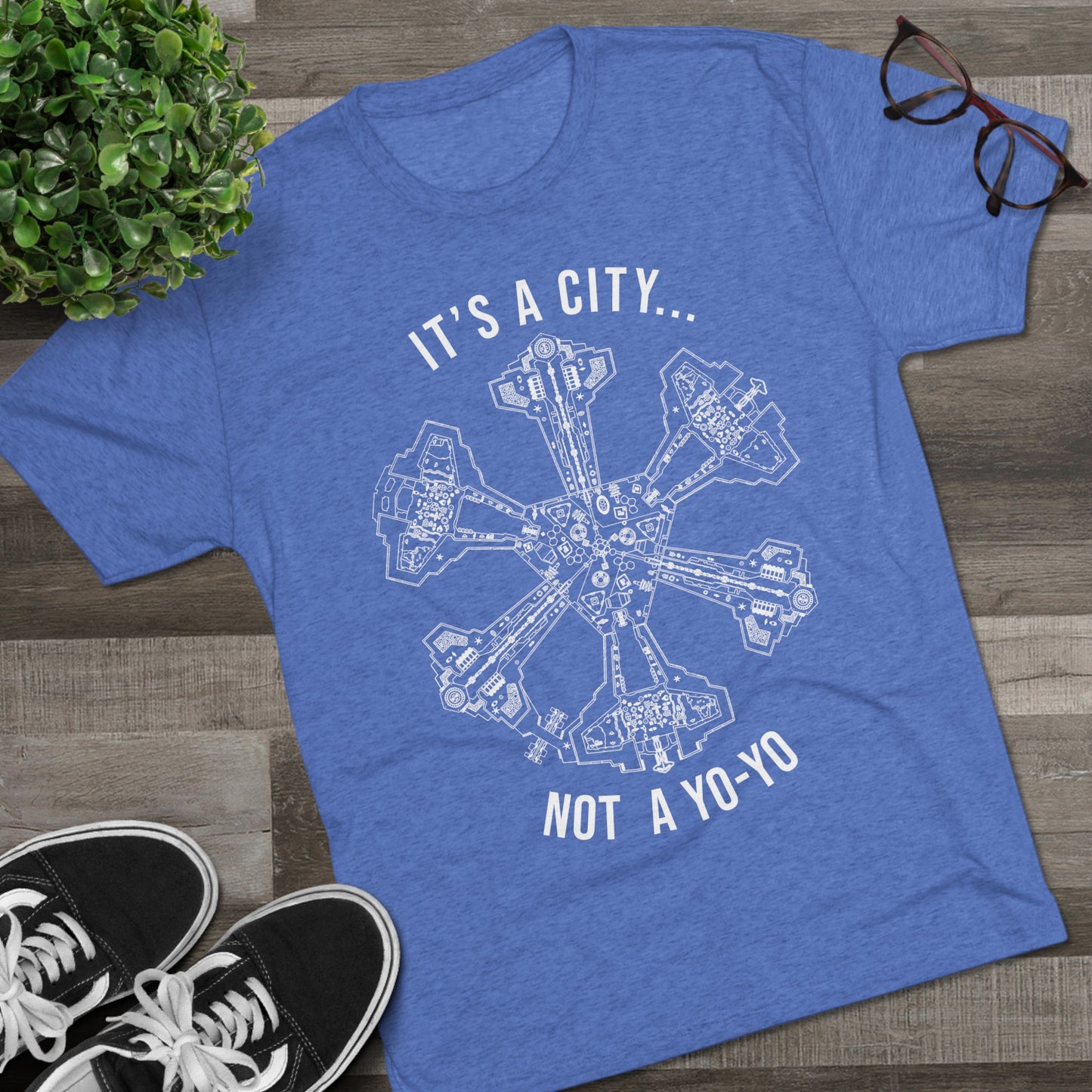 Not a Yo-Yo Stargate Atlantis Unisex Tri-Blend Crew Tee