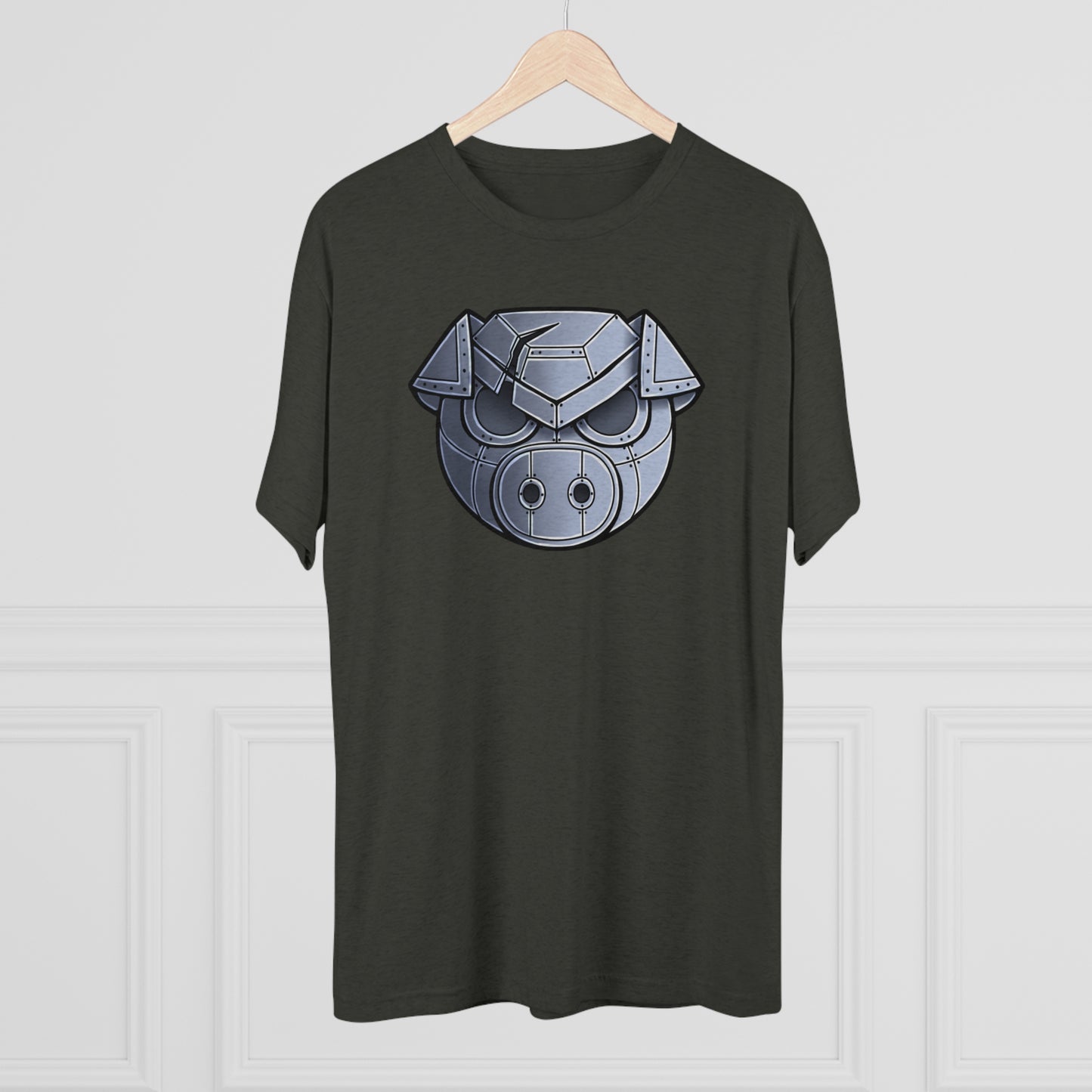 TechBandits Metal Pig Unisex Tri-Blend Crew Tee