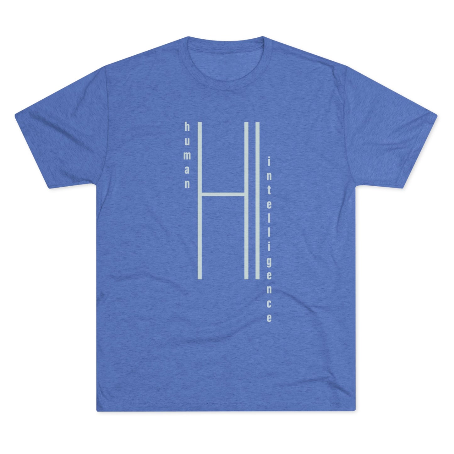 Human Intelligence (off-white) Unisex Tri-Blend Crew Tee