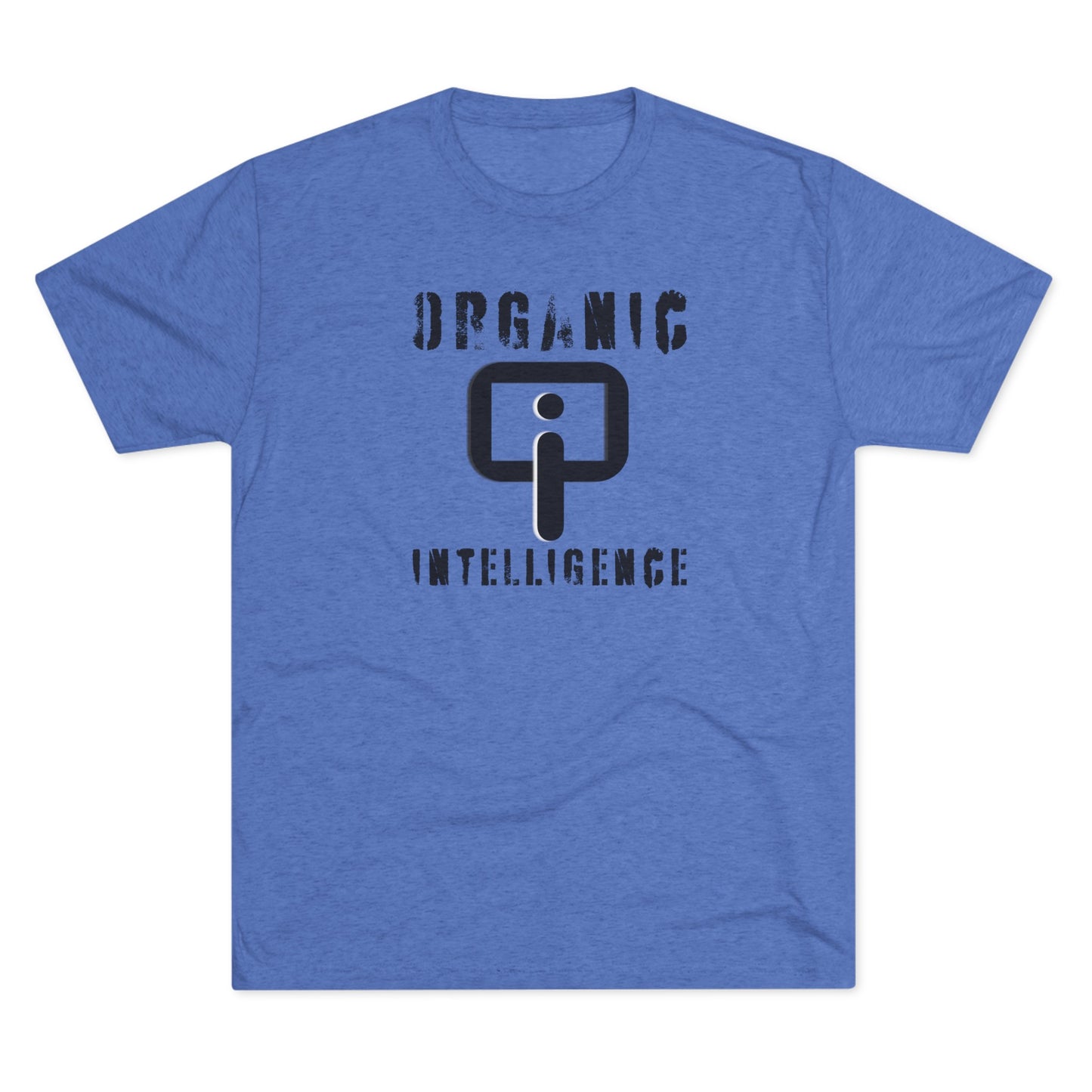 I am not a robot (black): Organic Intelligence Unisex Tri-Blend Crew Tee