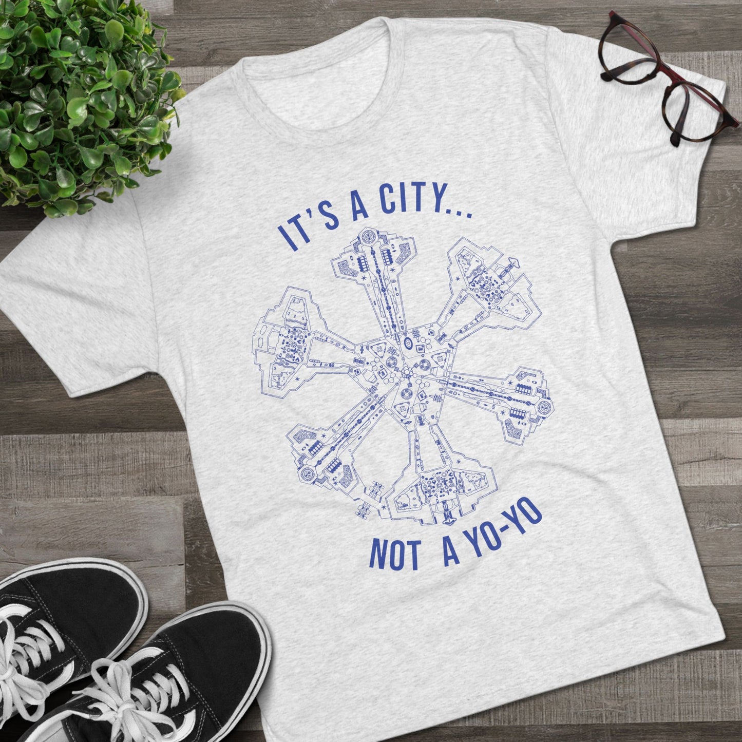 Not a Yo-Yo Stargate Atlantis Unisex Tri-Blend Crew Tee
