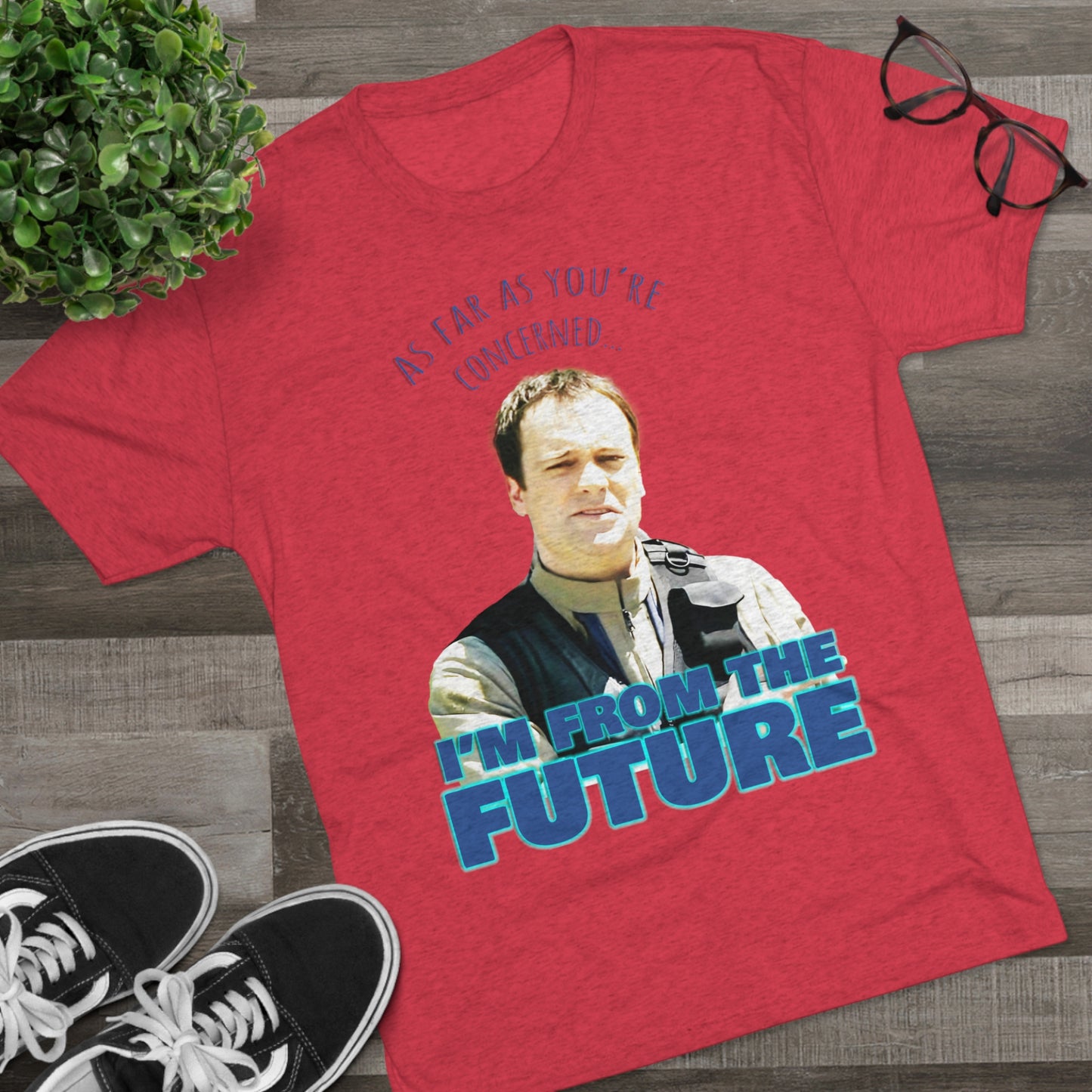 I'm from the future... Stargate inspired Unisex Tri-Blend Crew Tee