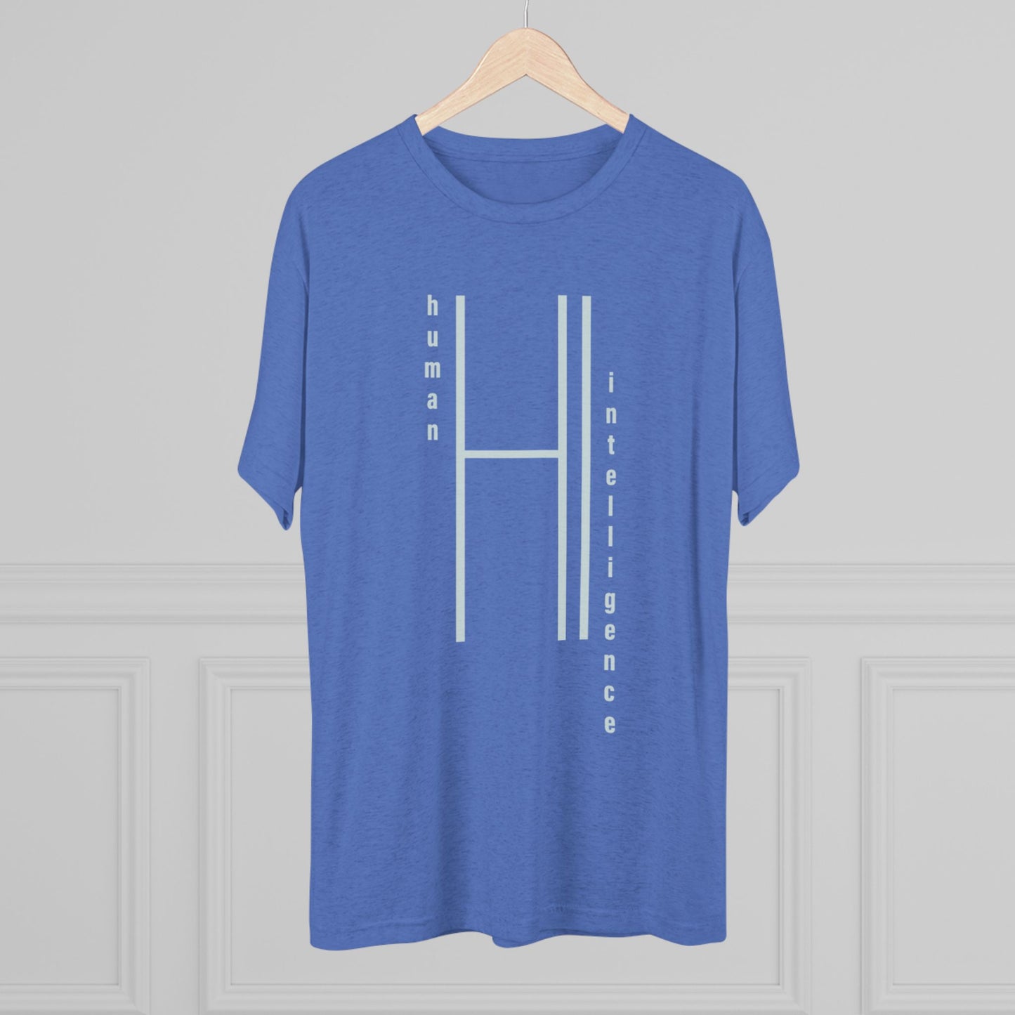 Human Intelligence (off-white) Unisex Tri-Blend Crew Tee