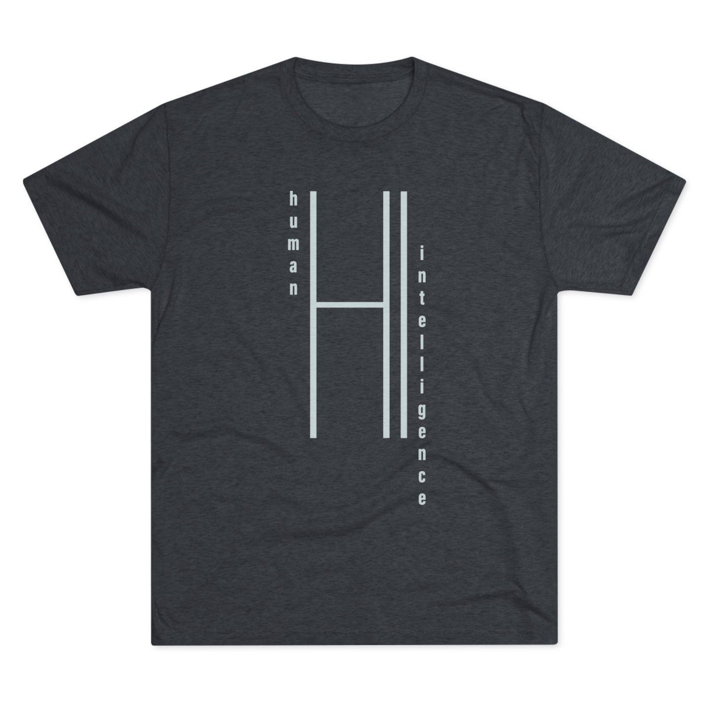 Human Intelligence (off-white) Unisex Tri-Blend Crew Tee