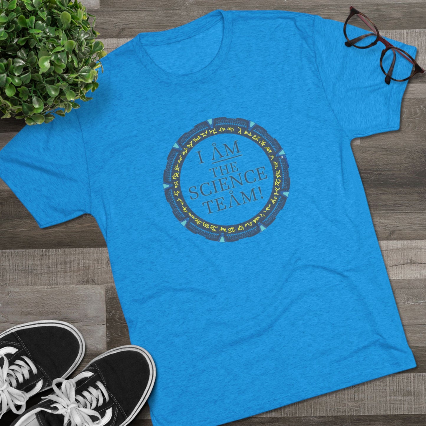 I AM the Science Team Stargate Unisex Tri-Blend Crew Tee
