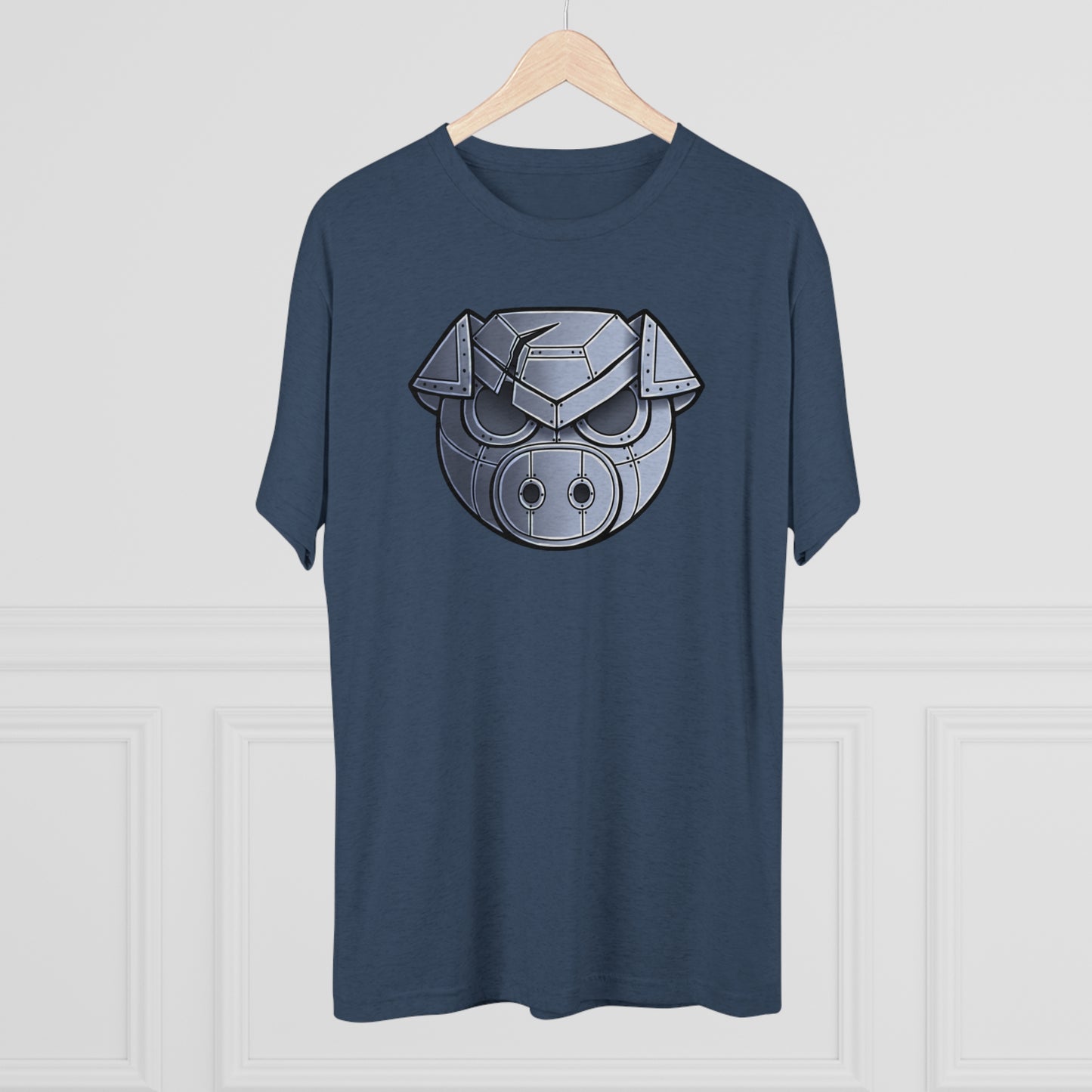 TechBandits Metal Pig Unisex Tri-Blend Crew Tee