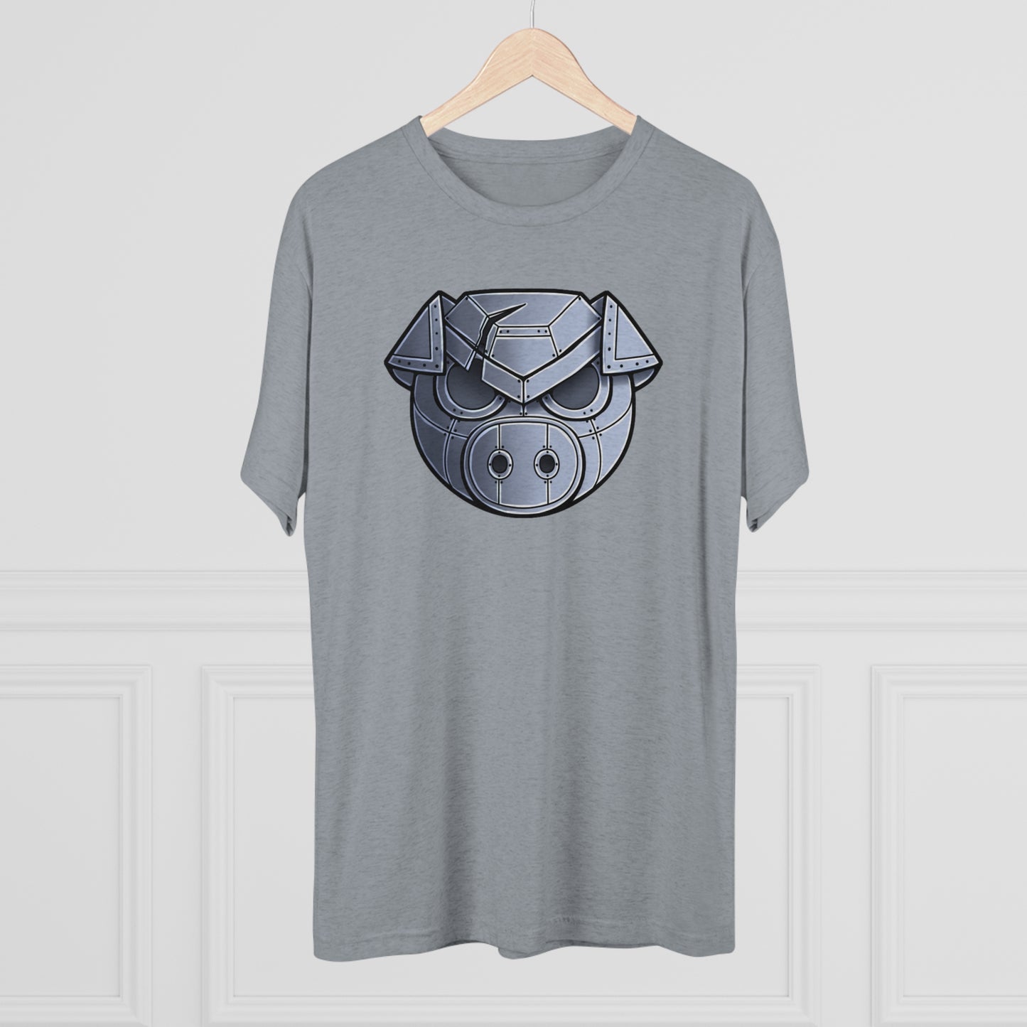 TechBandits Metal Pig Unisex Tri-Blend Crew Tee