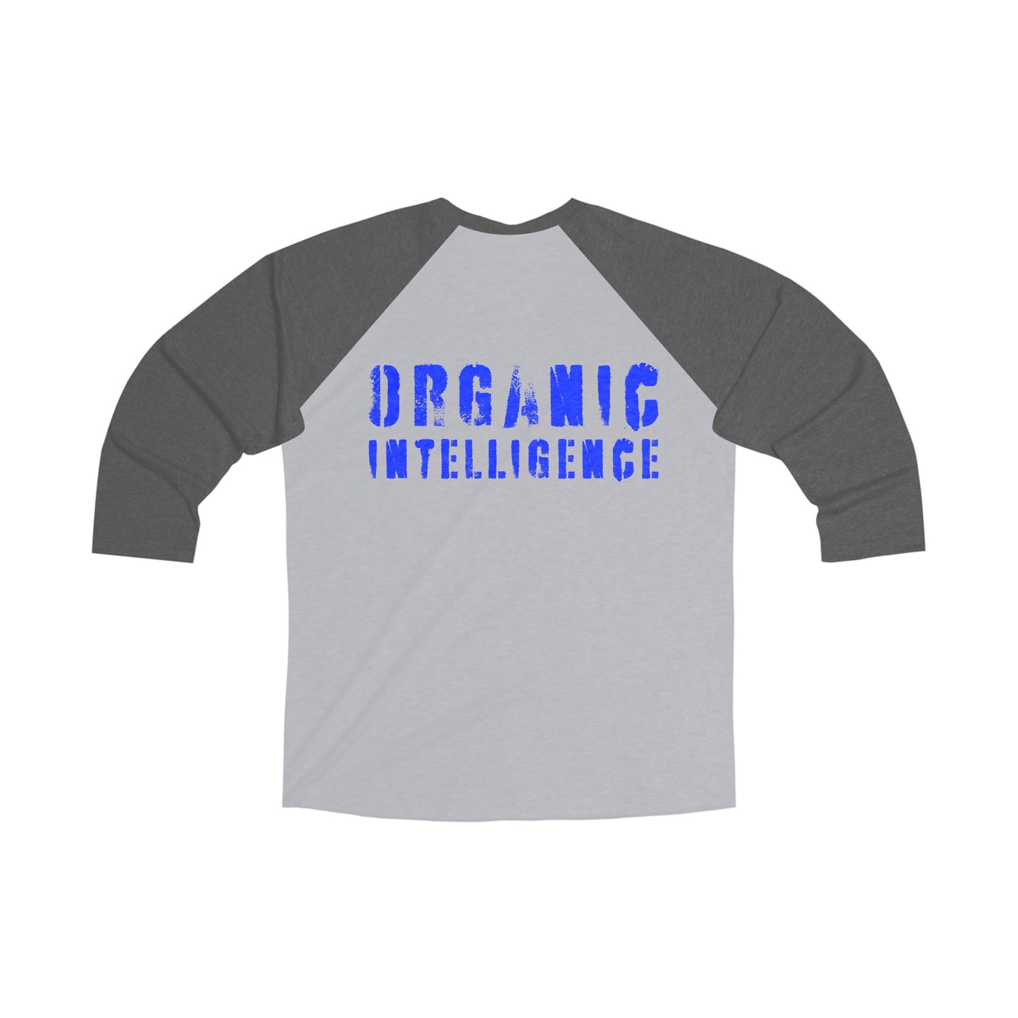 oi not ai: Unisex Tri-Blend 3\4 Raglan Tee