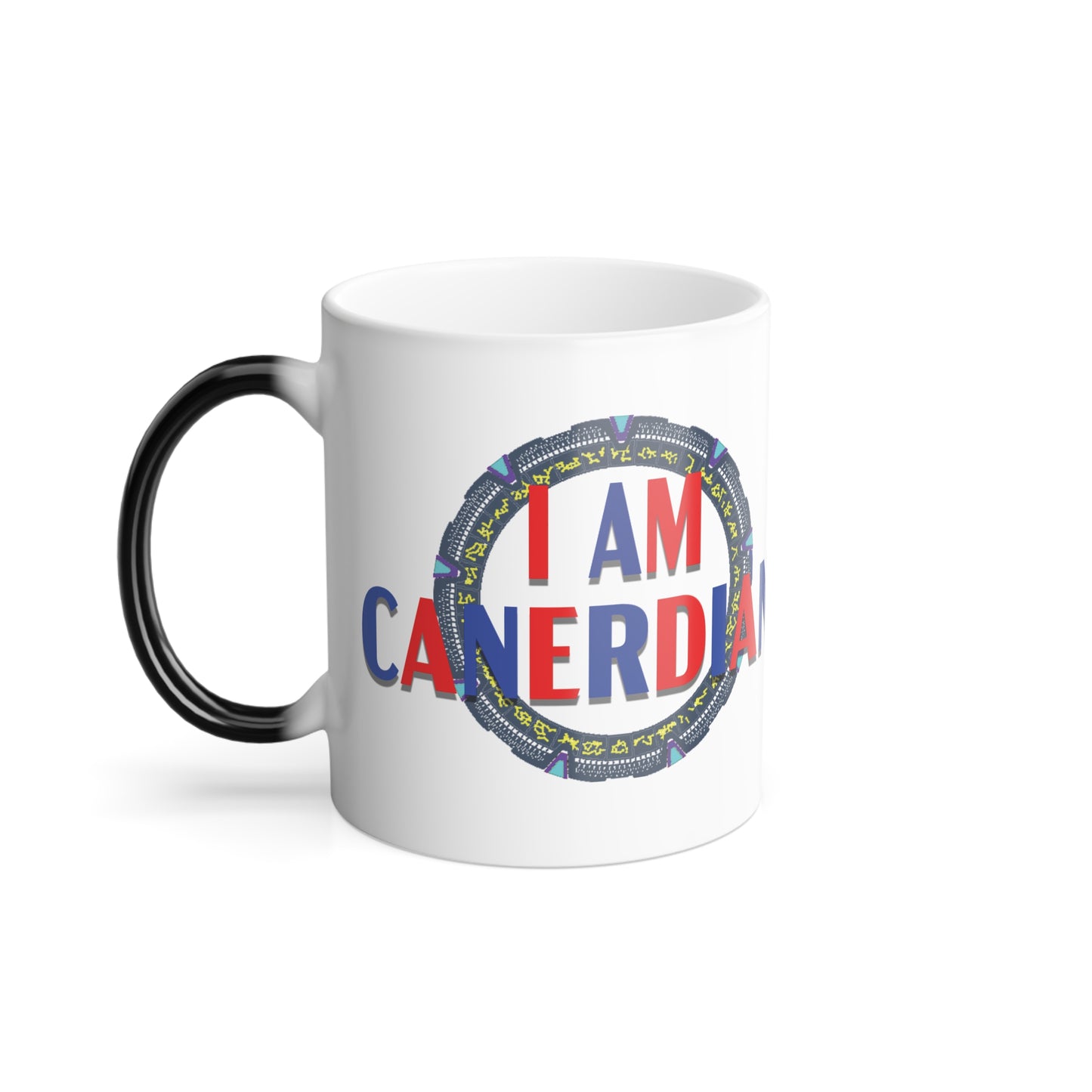 I am a STARGATE CaNERDian... Power Color Morphing Mug, 11oz