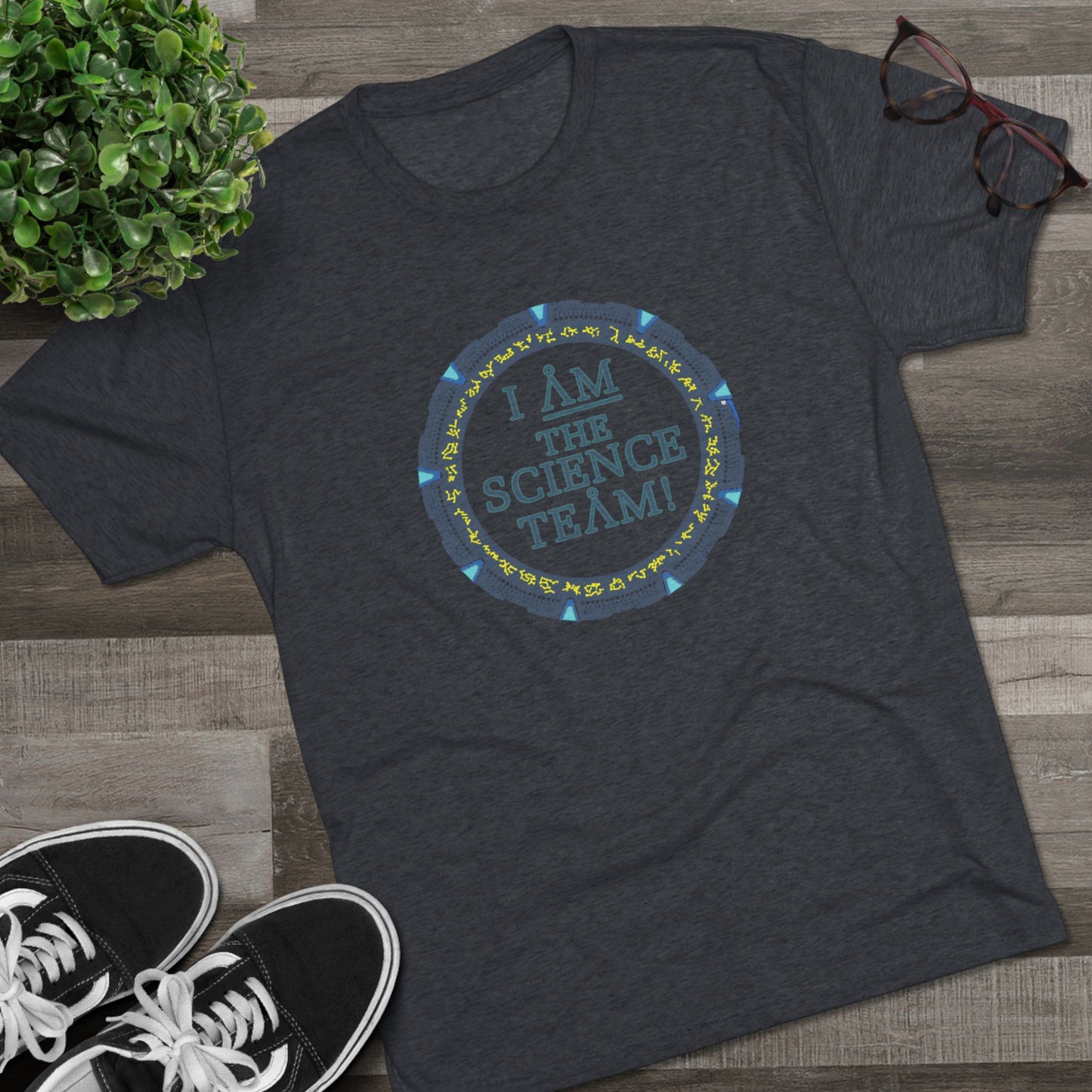 I AM the Science Team Stargate Unisex Tri-Blend Crew Tee