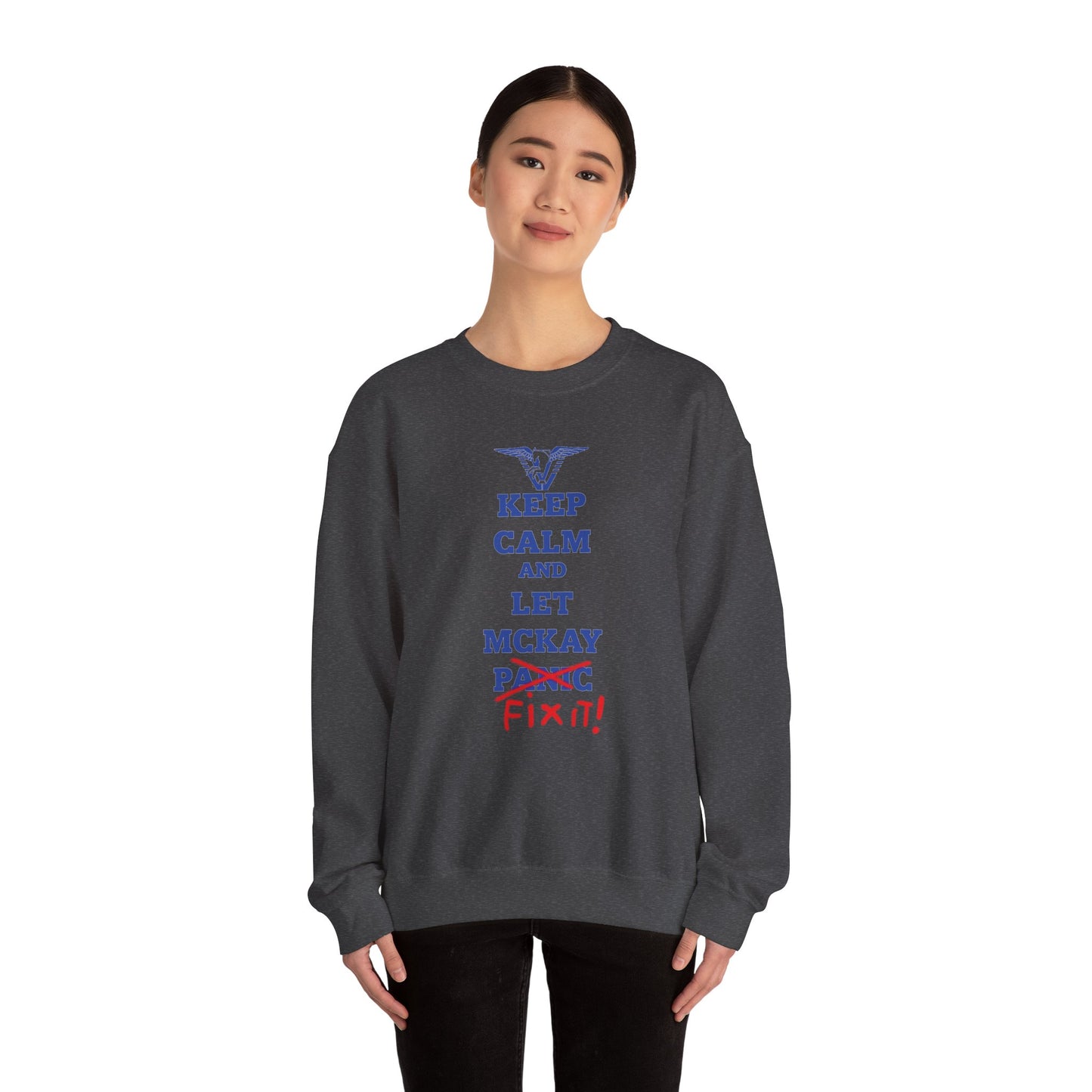 Let Mckay Fix it!  Stargate Unisex Heavy Blend™ Crewneck Sweatshirt