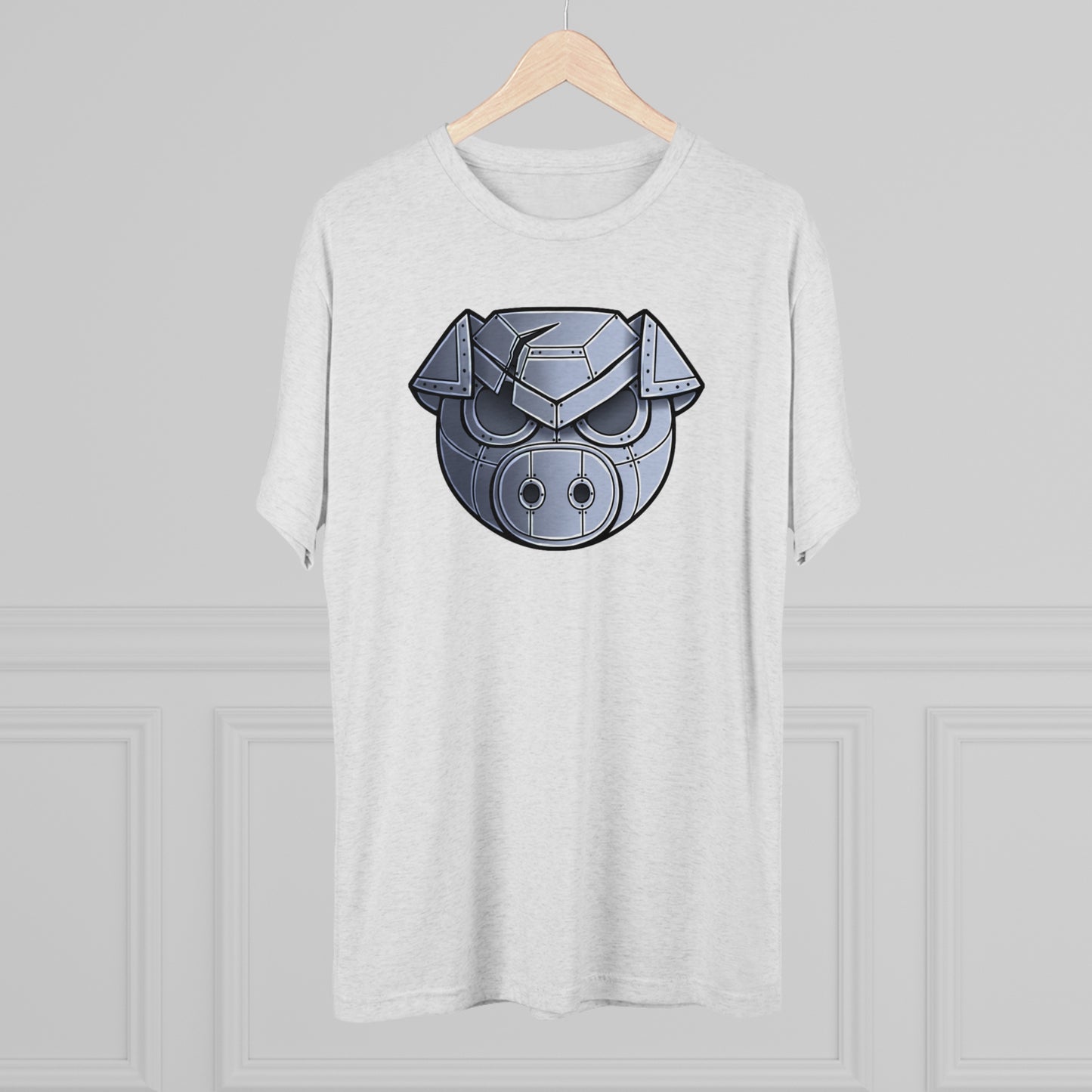 TechBandits Metal Pig Unisex Tri-Blend Crew Tee