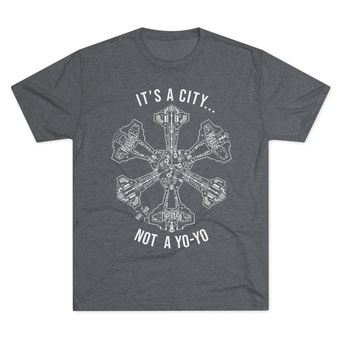 Not a Yo-Yo Stargate Atlantis Unisex Tri-Blend Crew Tee