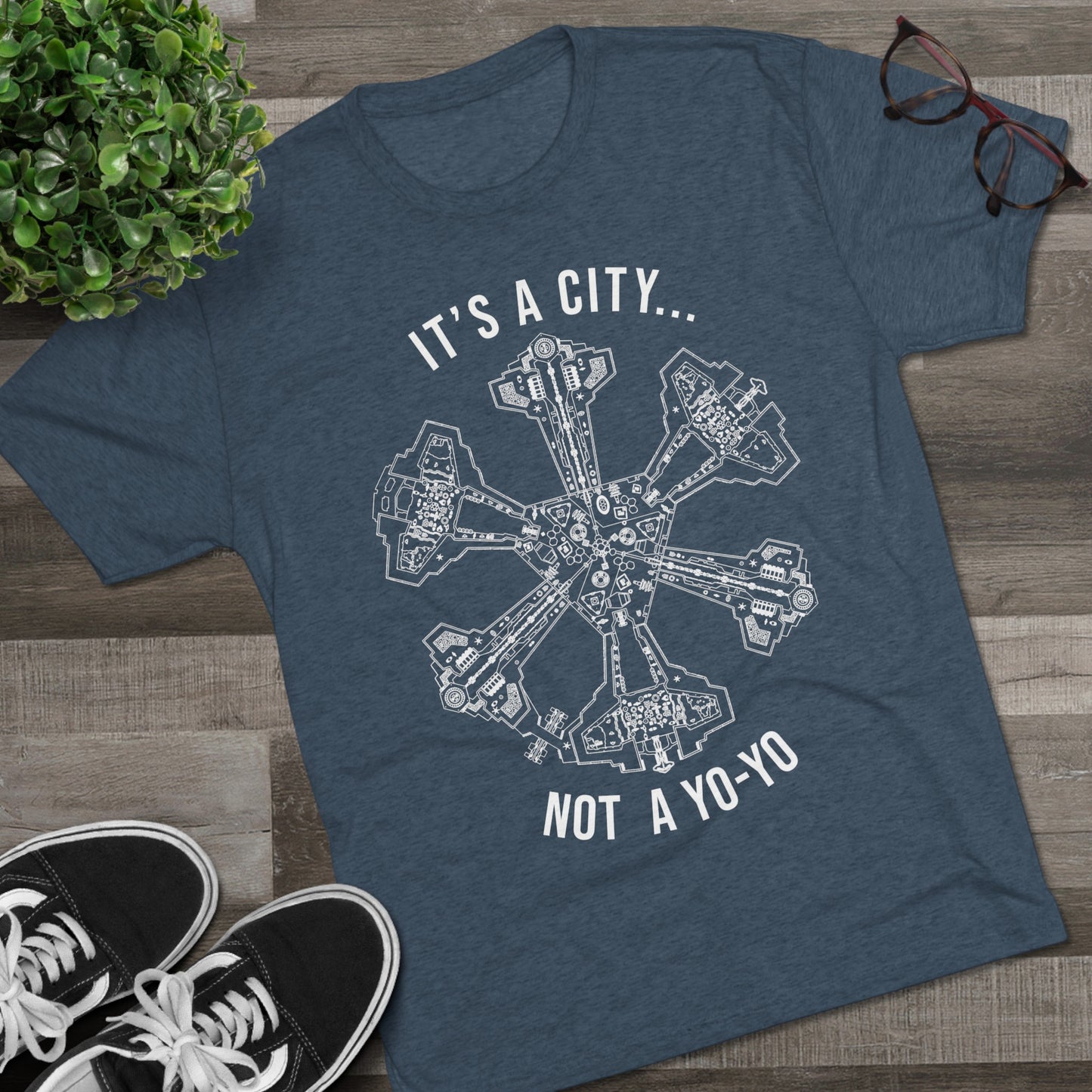 Not a Yo-Yo Stargate Atlantis Unisex Tri-Blend Crew Tee