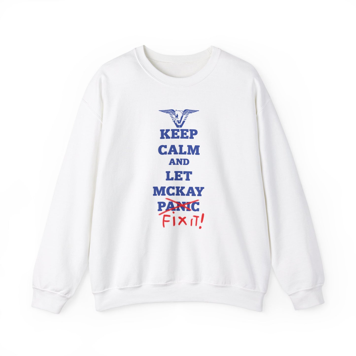 Let Mckay Fix it!  Stargate Unisex Heavy Blend™ Crewneck Sweatshirt