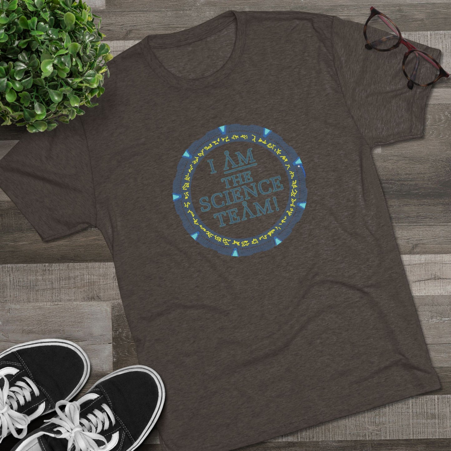 I AM the Science Team Stargate Unisex Tri-Blend Crew Tee
