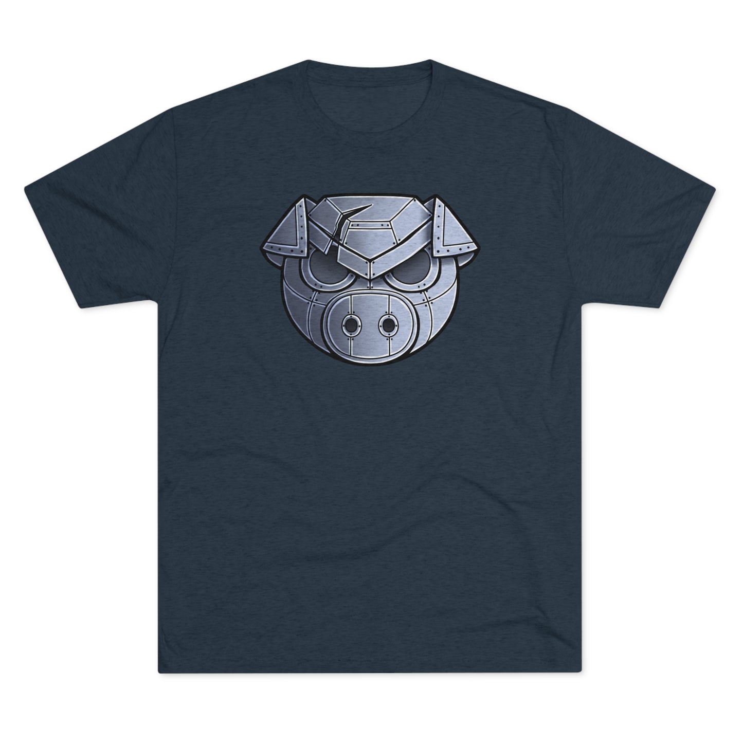 TechBandits Metal Pig Unisex Tri-Blend Crew Tee