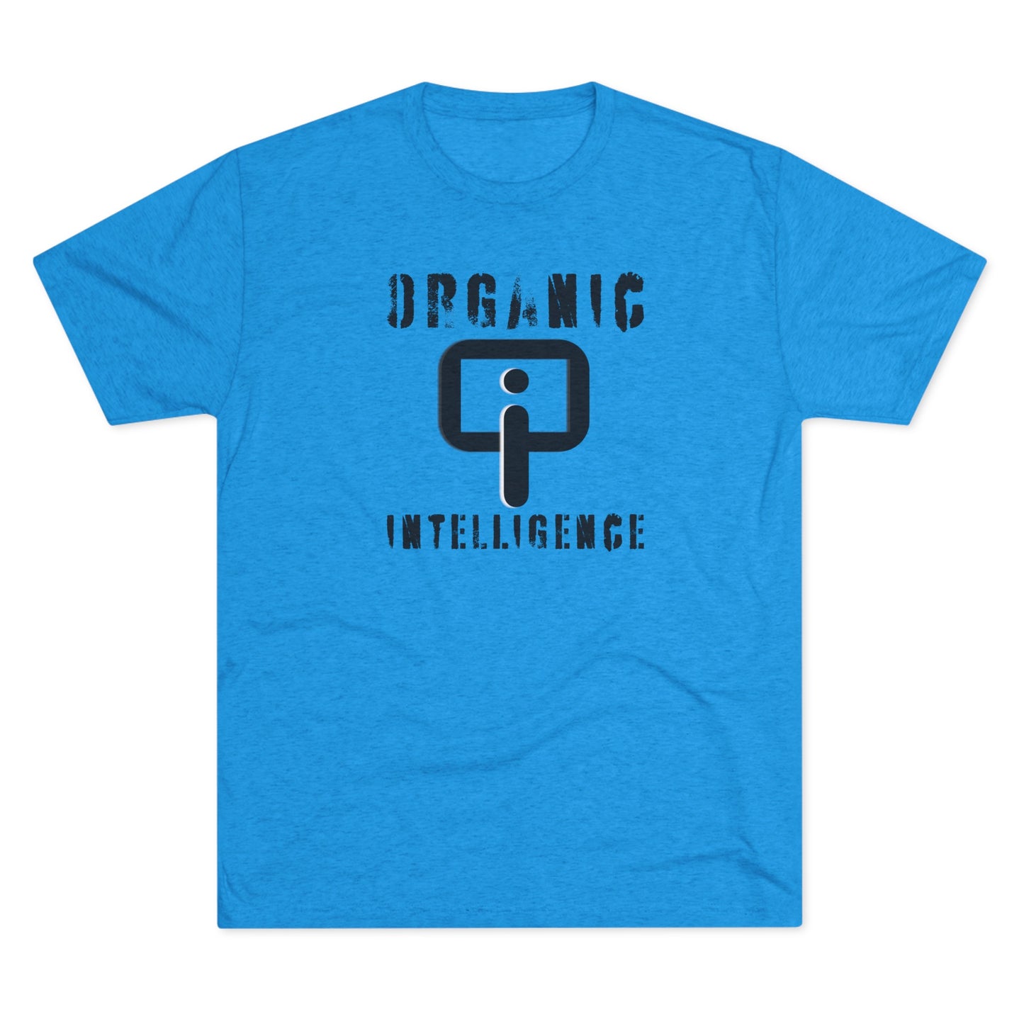 I am not a robot (black): Organic Intelligence Unisex Tri-Blend Crew Tee