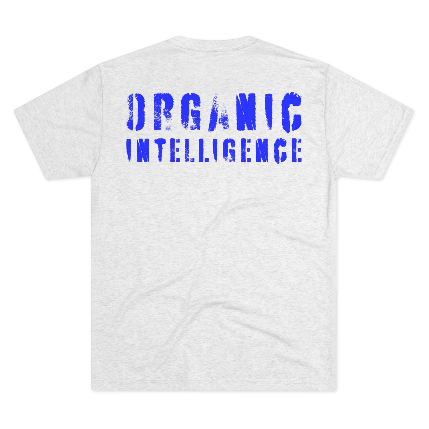 Organic Intelligence (BLUE) Unisex Tri-Blend Crew Tee